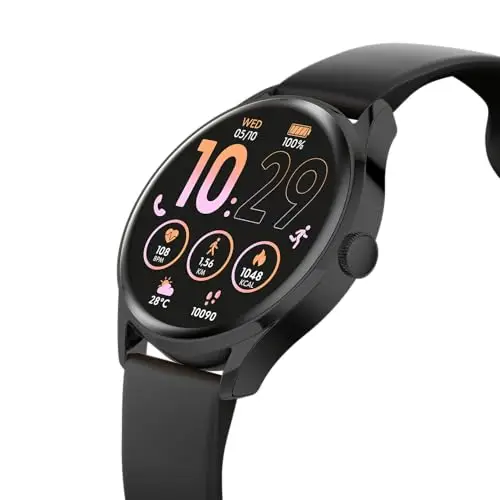 ICE-WATCH - ICE smart 2.0 - Orologio connesso rotondo nero da uomo con cinturino in silicone miniatura 3