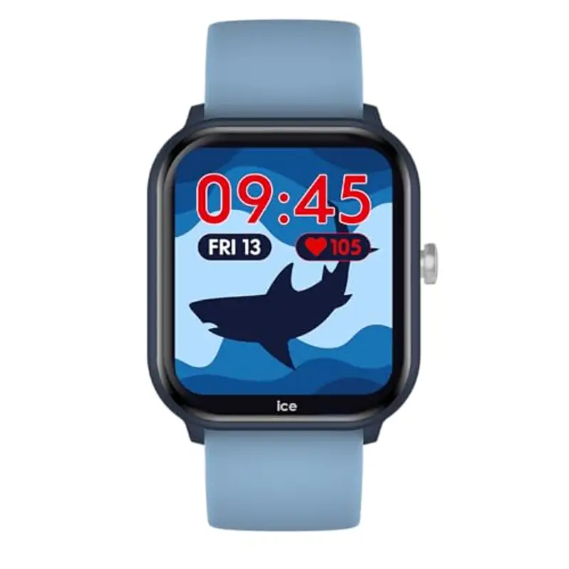 ICE-WATCH - ICE smart junior 2.0 Blue Light blue - Orologio connesso da bambino blu con cinturino in silicone azzurro