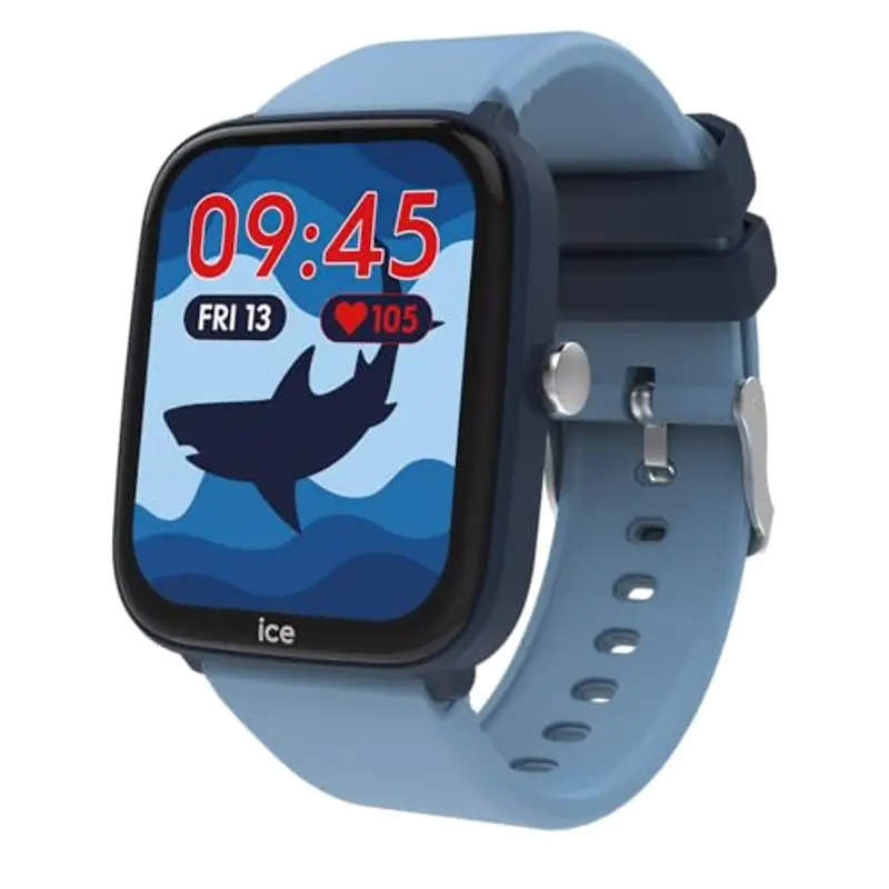 ICE-WATCH - ICE smart junior 2.0 Blue Light blue - Orologio connesso da bambino blu con cinturino in silicone azzurro miniatura 2