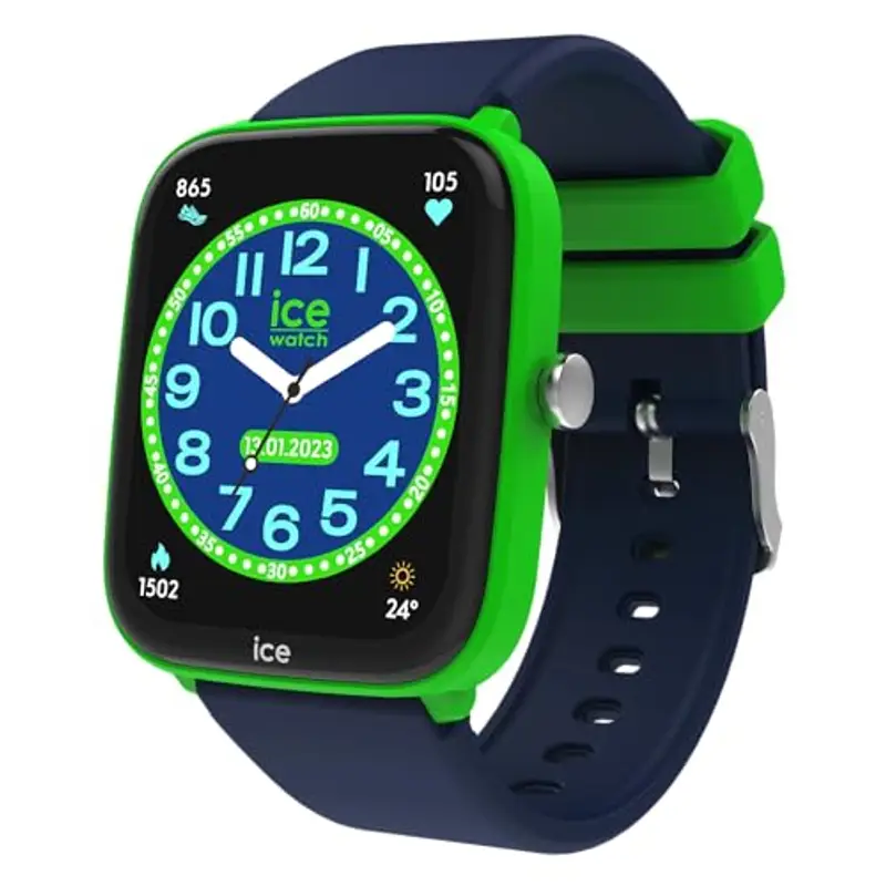 ICE-WATCH - ICE smart junior 2.0 Green Blue - Orologio blu da Bambini (Unisex) con Cinturino in silicone miniatura 2