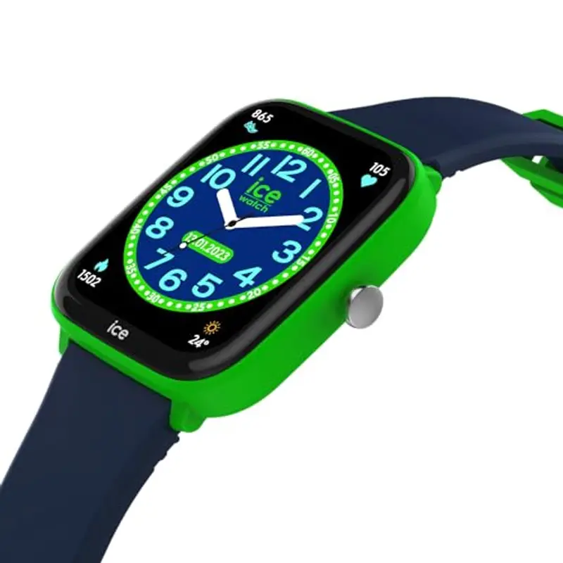 ICE-WATCH - ICE smart junior 2.0 Green Blue - Orologio blu da Bambini (Unisex) con Cinturino in silicone miniatura 3