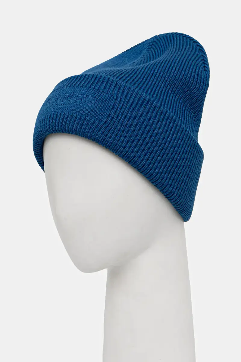 berretto in lana colore beige 30 409 005 Blu miniatura 2