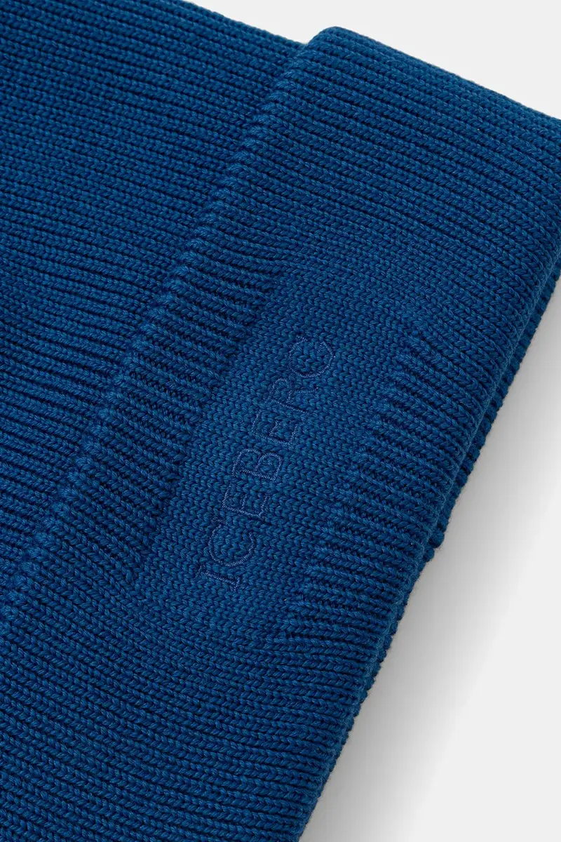 berretto in lana colore beige 30 409 005 Blu miniatura 3