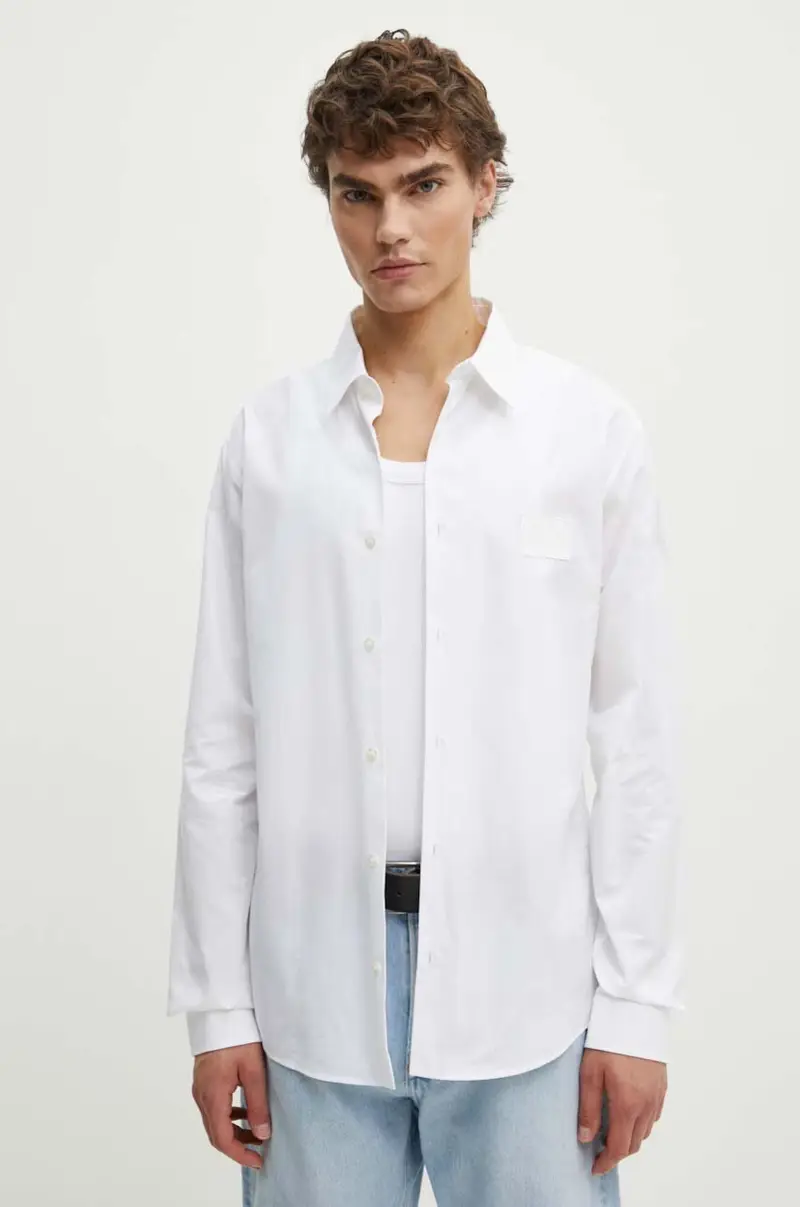 camicia in cotone uomo colore bianco G060 0115