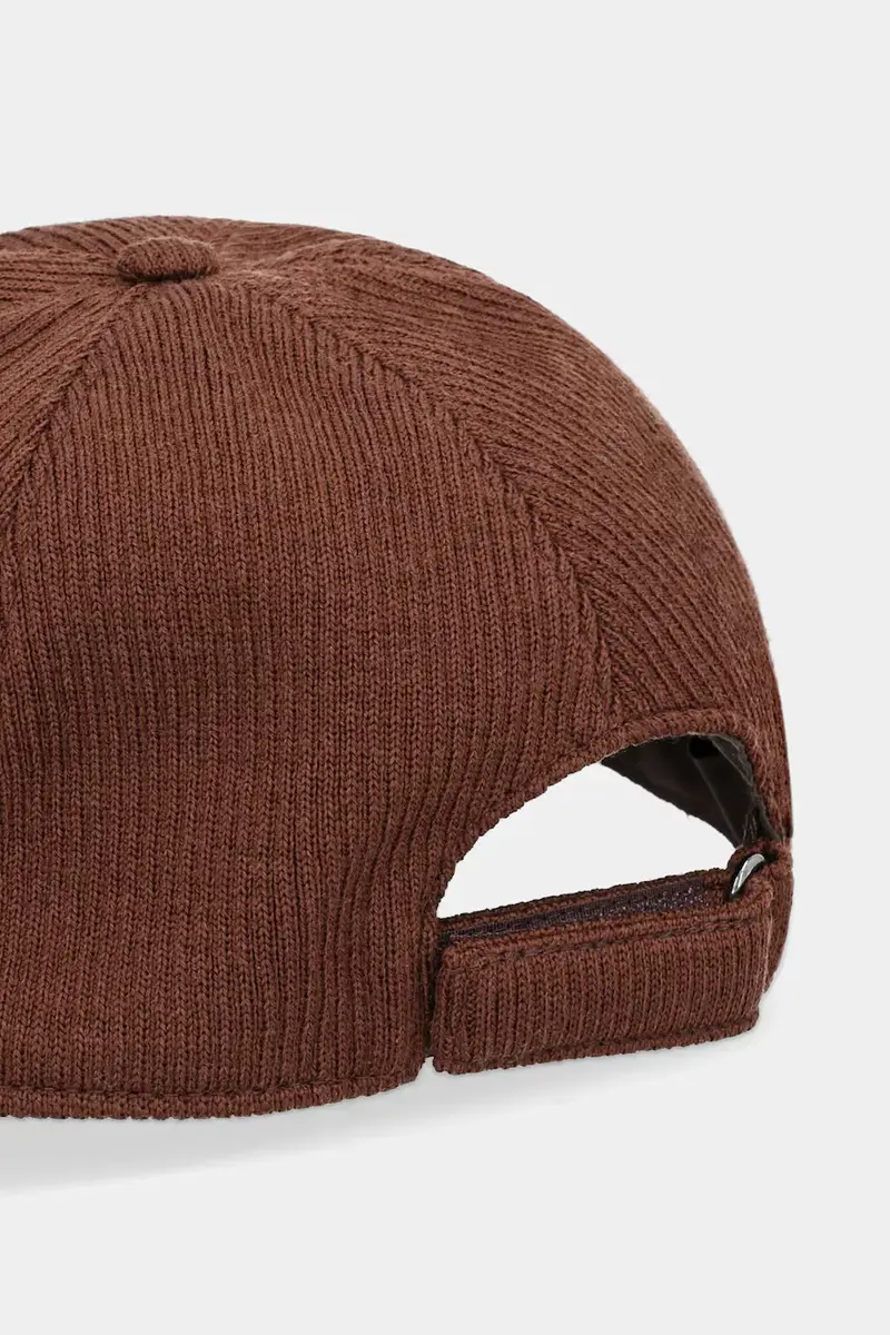 cappello da baseball con lana colore marrone 7102 6962 miniatura 3