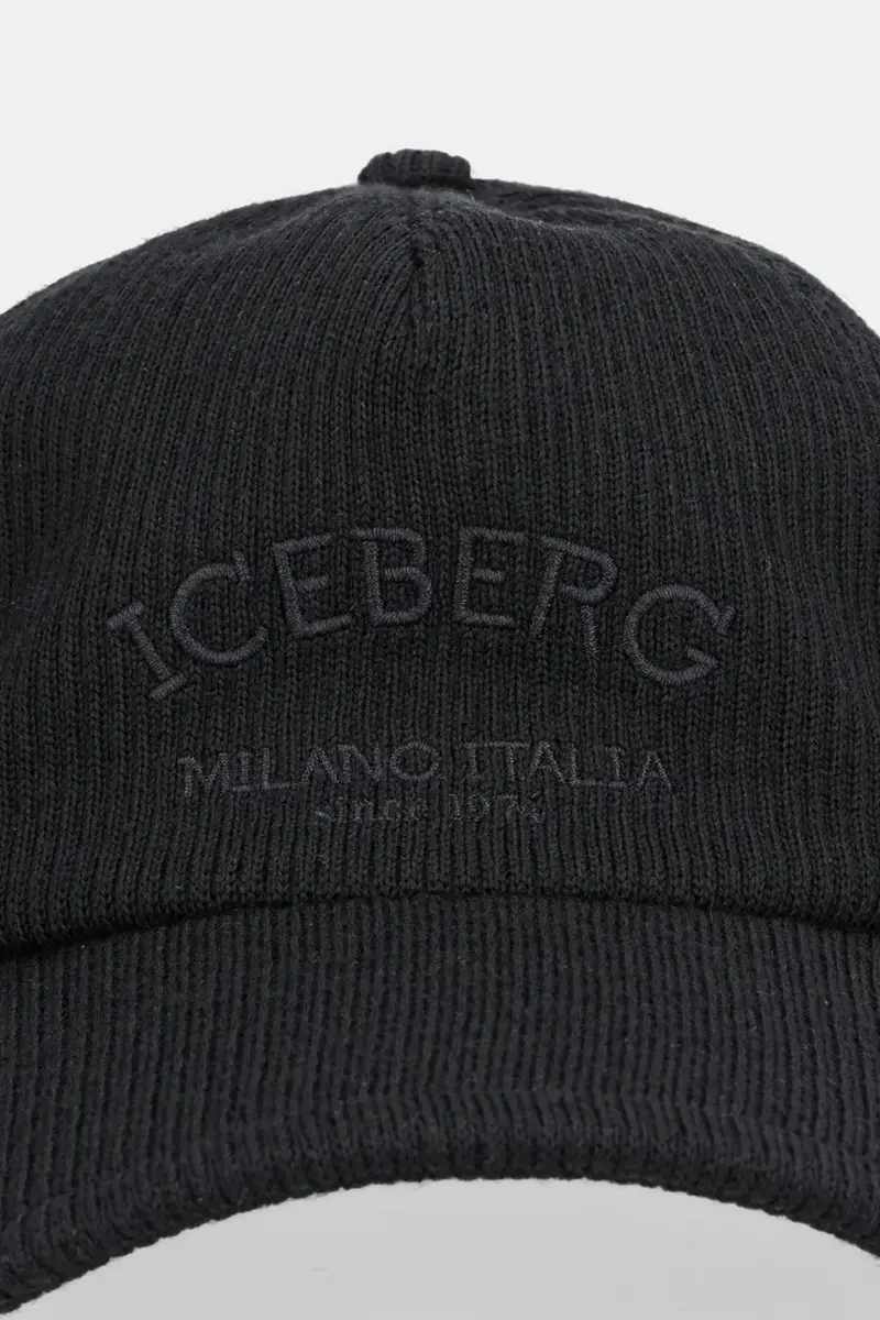cappello da baseball con lana colore nero 7102 6962 miniatura 2