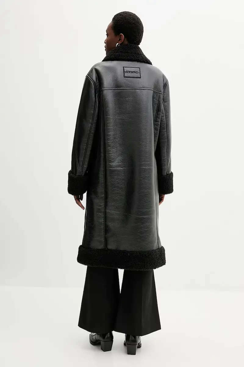 cappotto colore nero NZ30 6815 miniatura 3