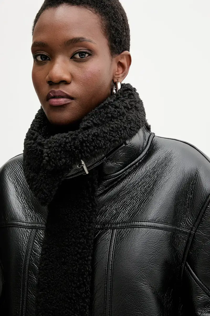 cappotto colore nero NZ30 6815 miniatura 4