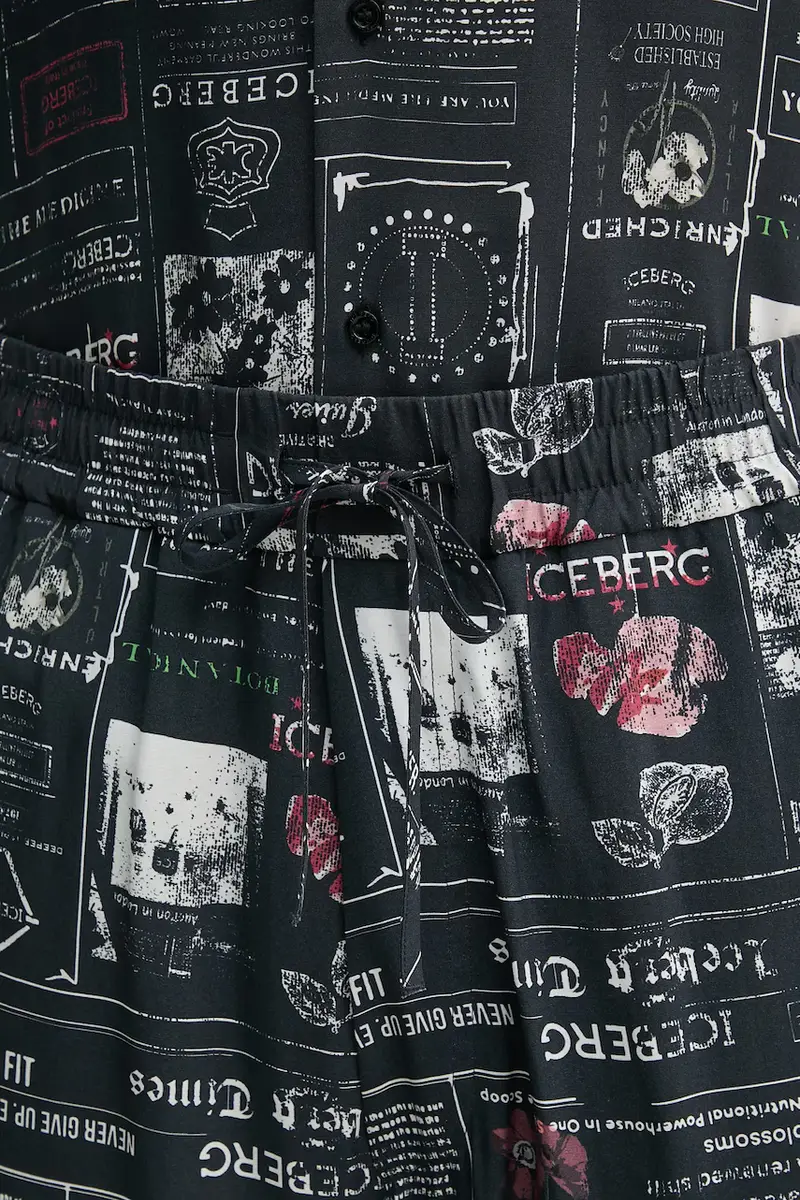 pantaloncini uomo colore blu navy D090 5037 miniatura 3