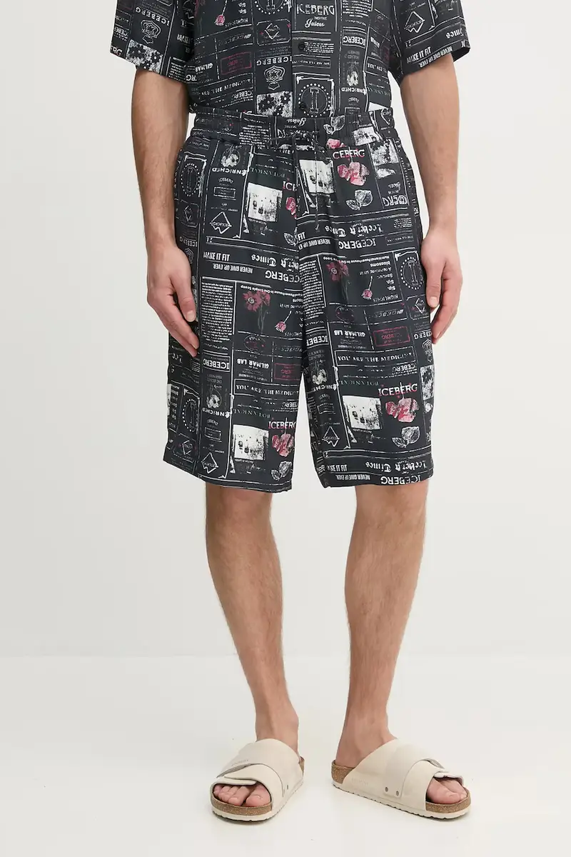 pantaloncini uomo colore blu navy D090 5037