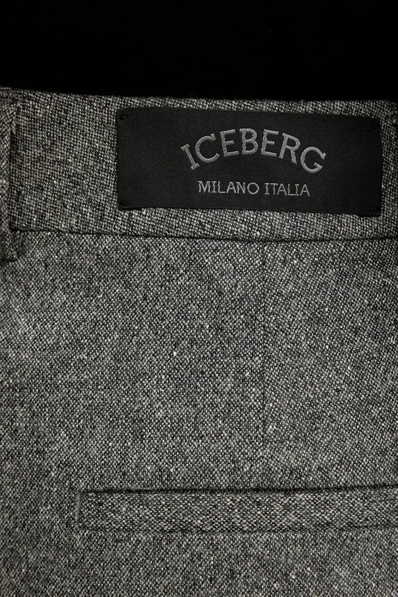 pantaloni con lana colore grigio B081 3080 miniatura 4