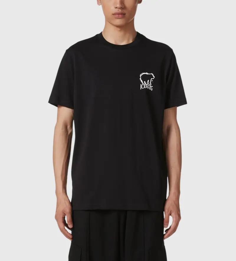Iceberg T-shirt Uomo Nero 4055750