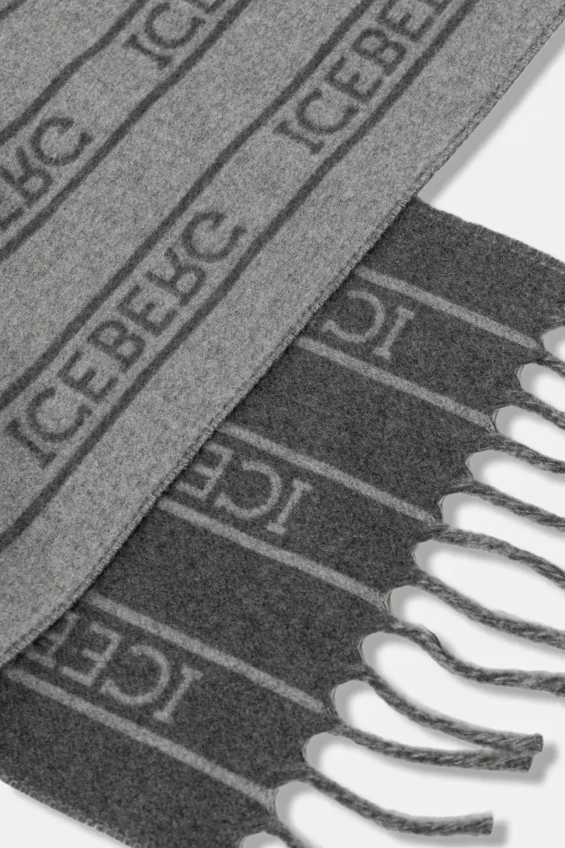 sciarpa in lana donna colore grigio 6910 6948 miniatura 2