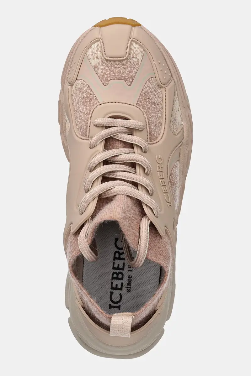 sneakers ICB-One colore beige IDSOCK05 miniatura 4