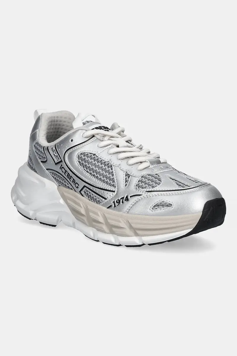 sneakers ICB-ONE uomo colore argento IU17060O