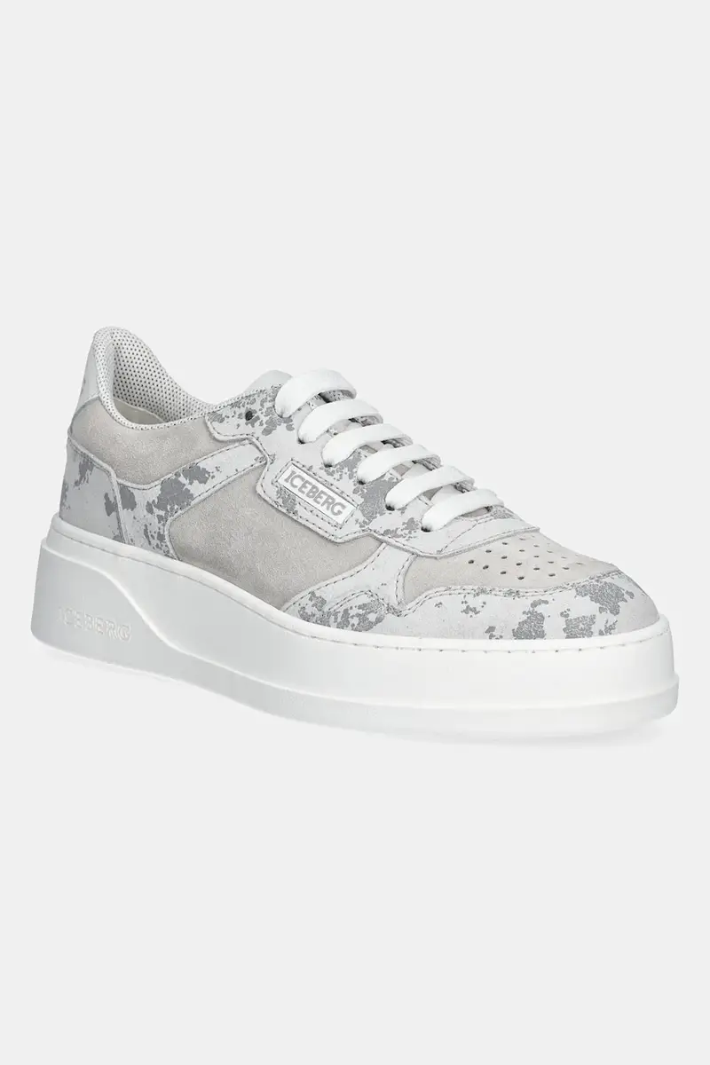 sneakers in camoscio Clock V2 donna colore grigio ID21130E
