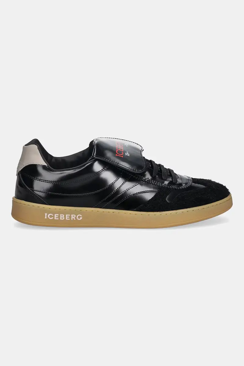sneakers in pelle California colore nero IU180901 miniatura 2