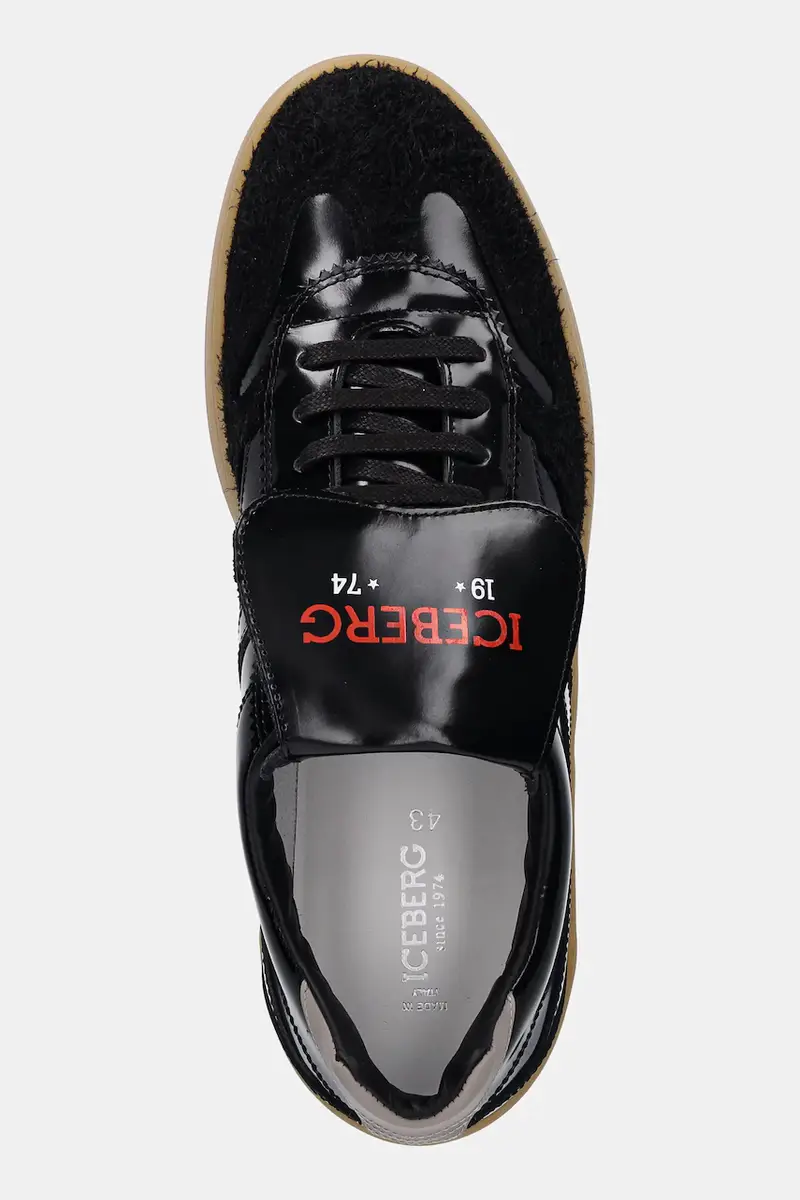 sneakers in pelle California colore nero IU180901 miniatura 4