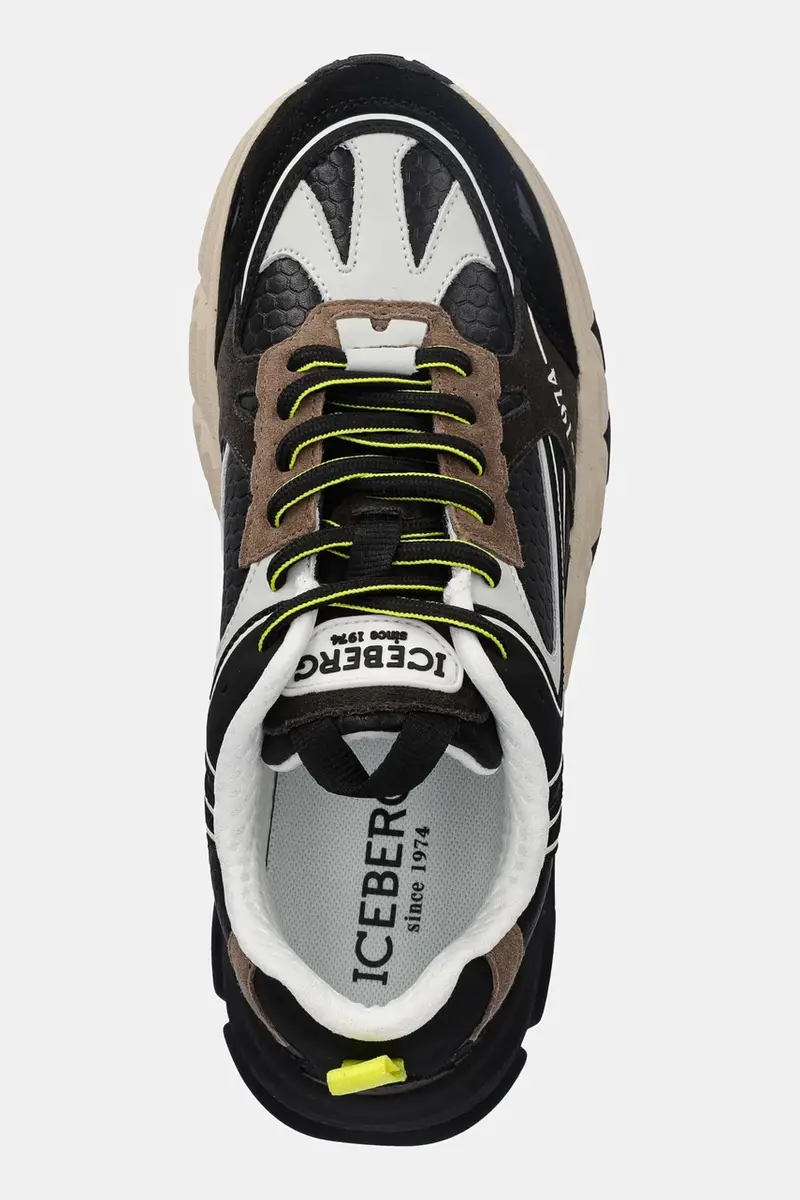 sneakers in pelle ICB-One uomo colore marrone IU17060S miniatura 4