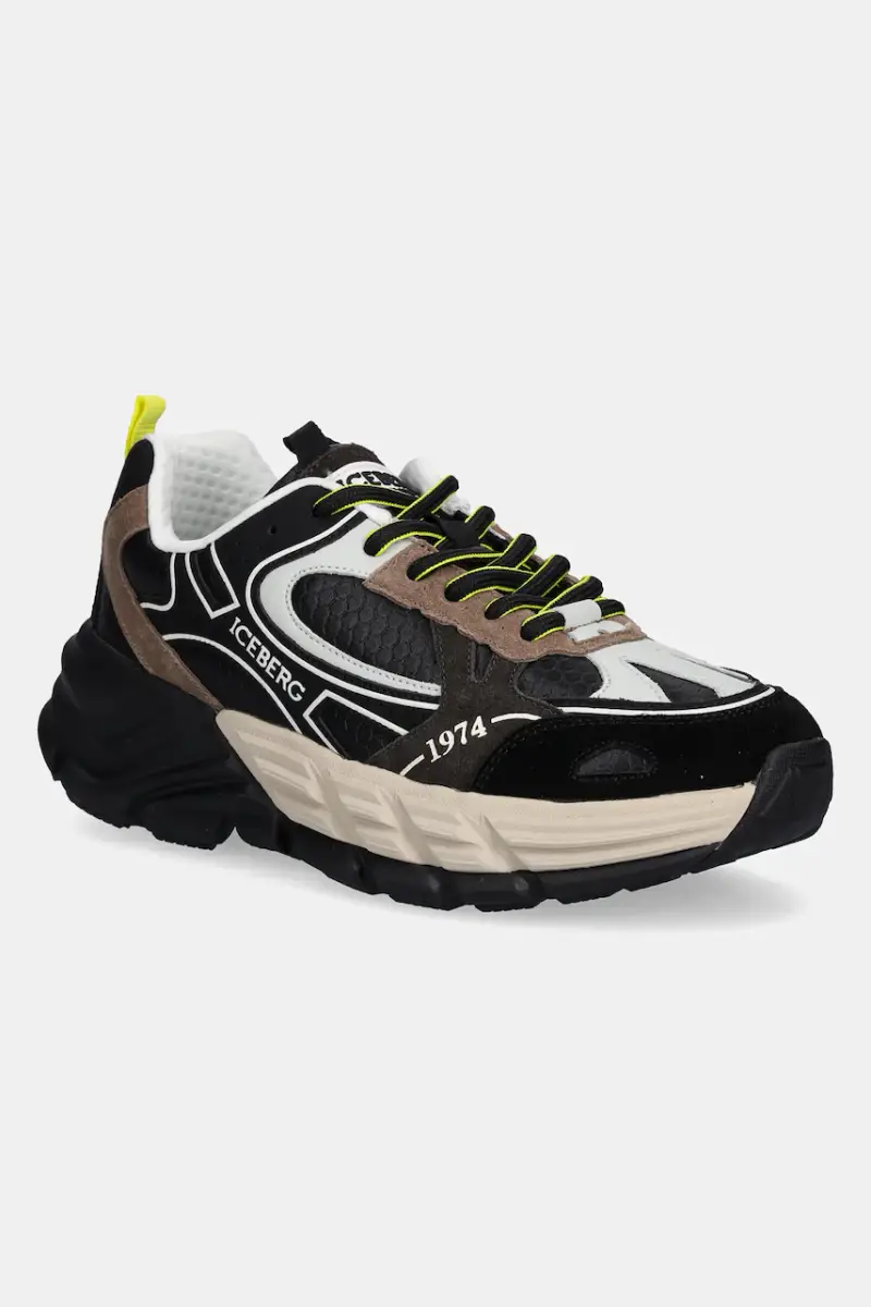 sneakers in pelle ICB-One uomo colore marrone IU17060S