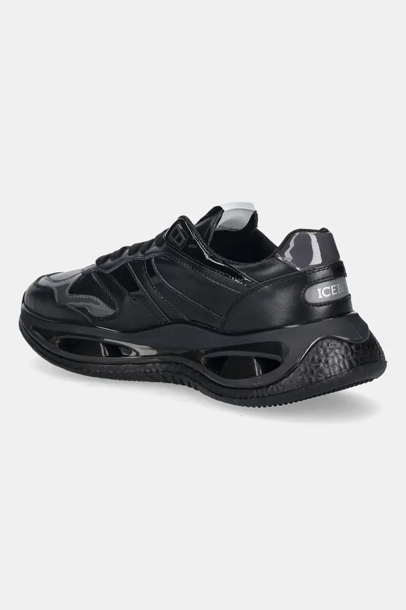 sneakers in pelle Space donna colore nero ID231802 miniatura 3