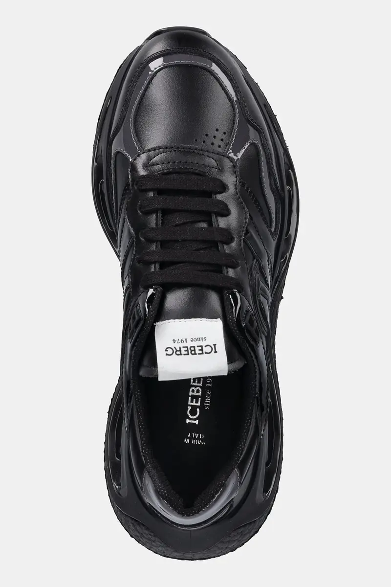 sneakers in pelle Space donna colore nero ID231802 miniatura 4