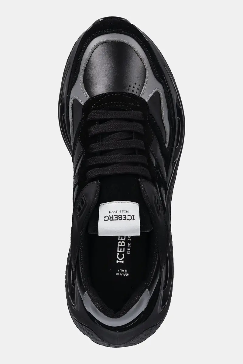 sneakers in pelle Space Nero miniatura 4