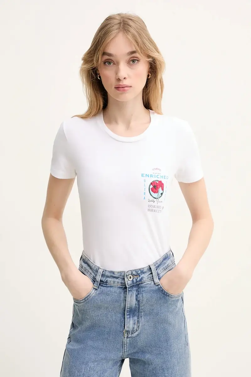 Iceberg T-shirt Donna Bianco 2217613