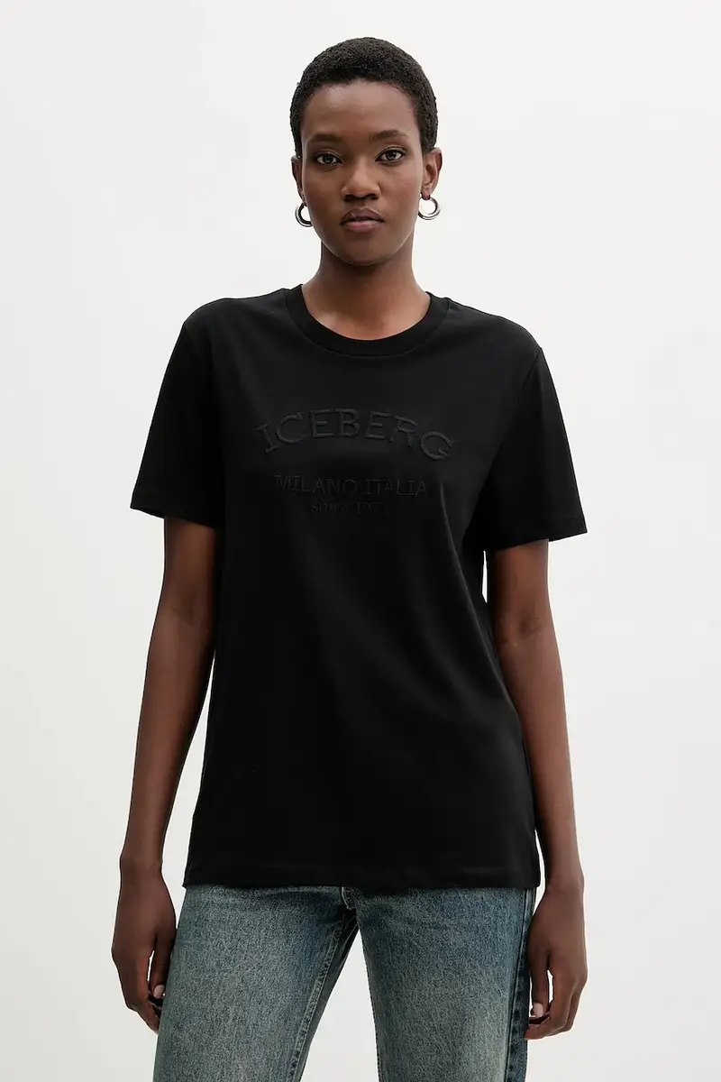 Iceberg T-shirt Donna Nero 3275769