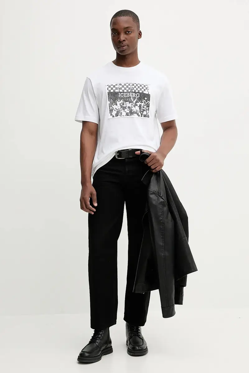 Iceberg T-shirt Uomo Bianco 3243253 miniatura 2