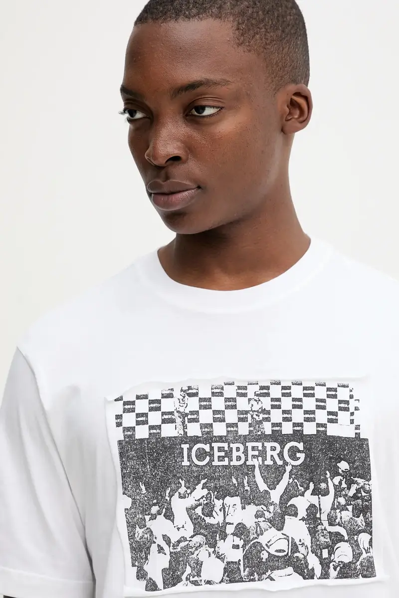 Iceberg T-shirt Uomo Bianco 3243253 miniatura 4
