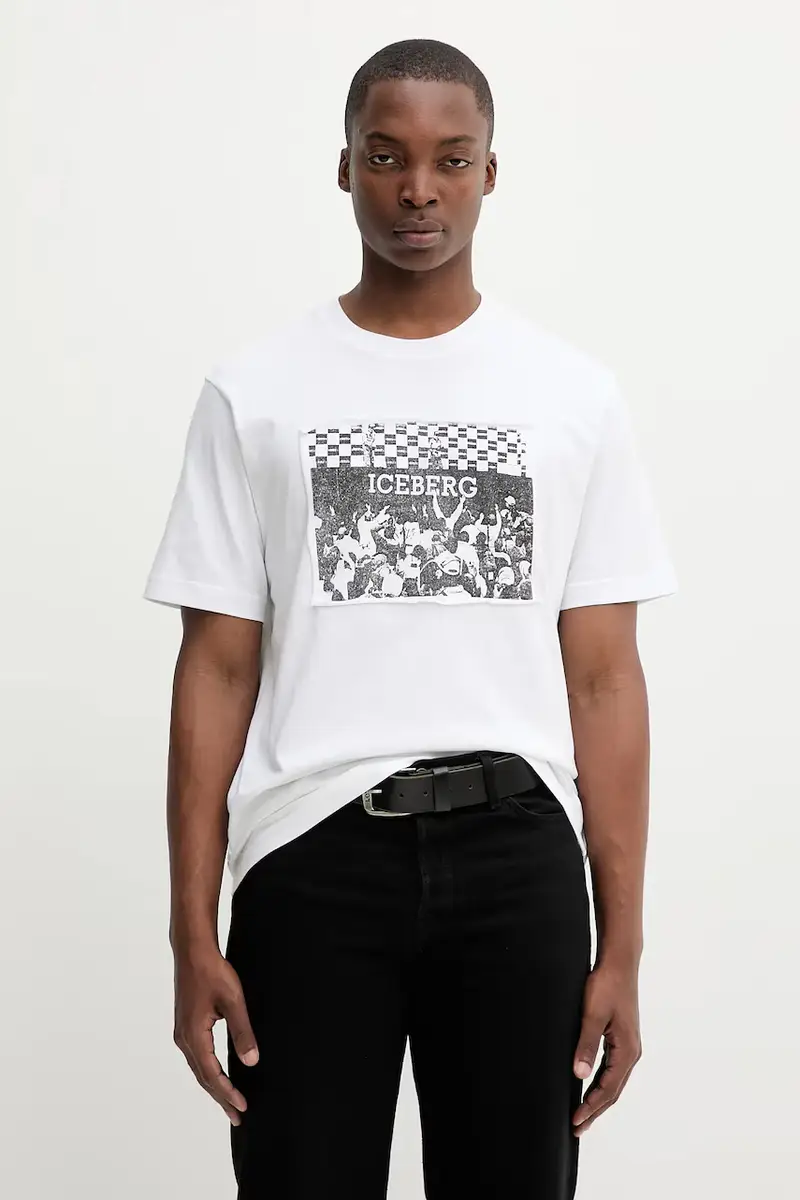 Iceberg T-shirt Uomo Bianco 3243253