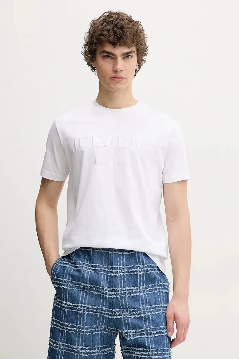 Iceberg T-shirt Uomo Bianco 2216976
