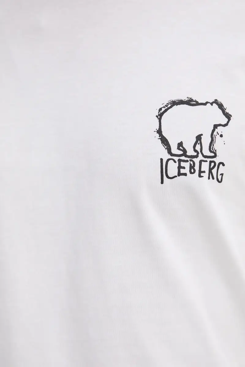 Iceberg T-shirt Uomo Bianco 3300815 miniatura 5