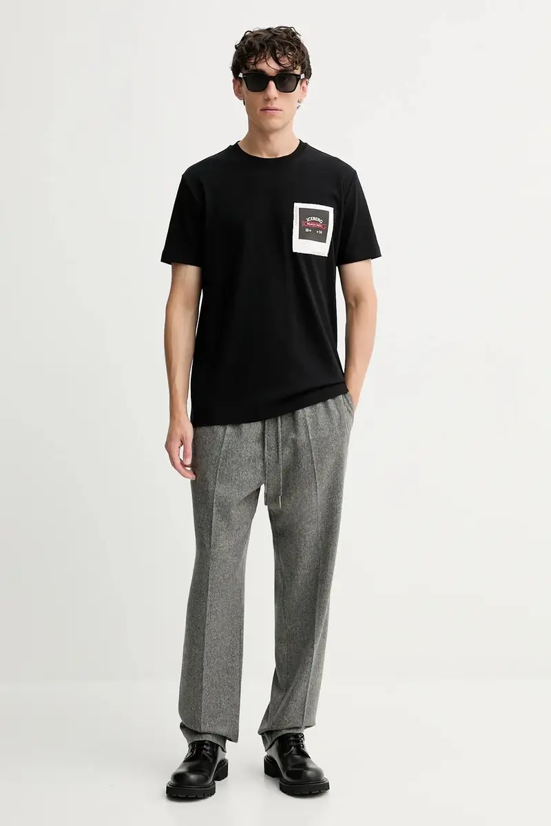 Iceberg T-shirt Uomo Nero 3275712 miniatura 2
