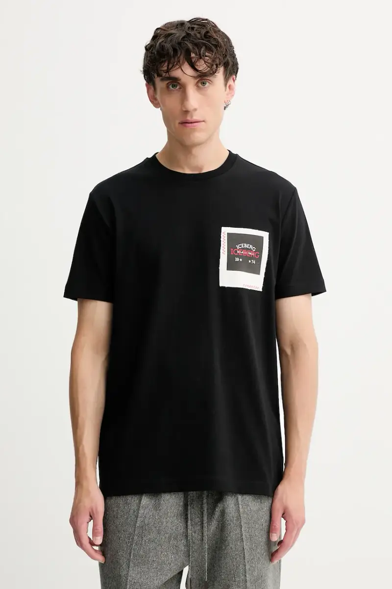 Iceberg T-shirt Uomo Nero 3275712