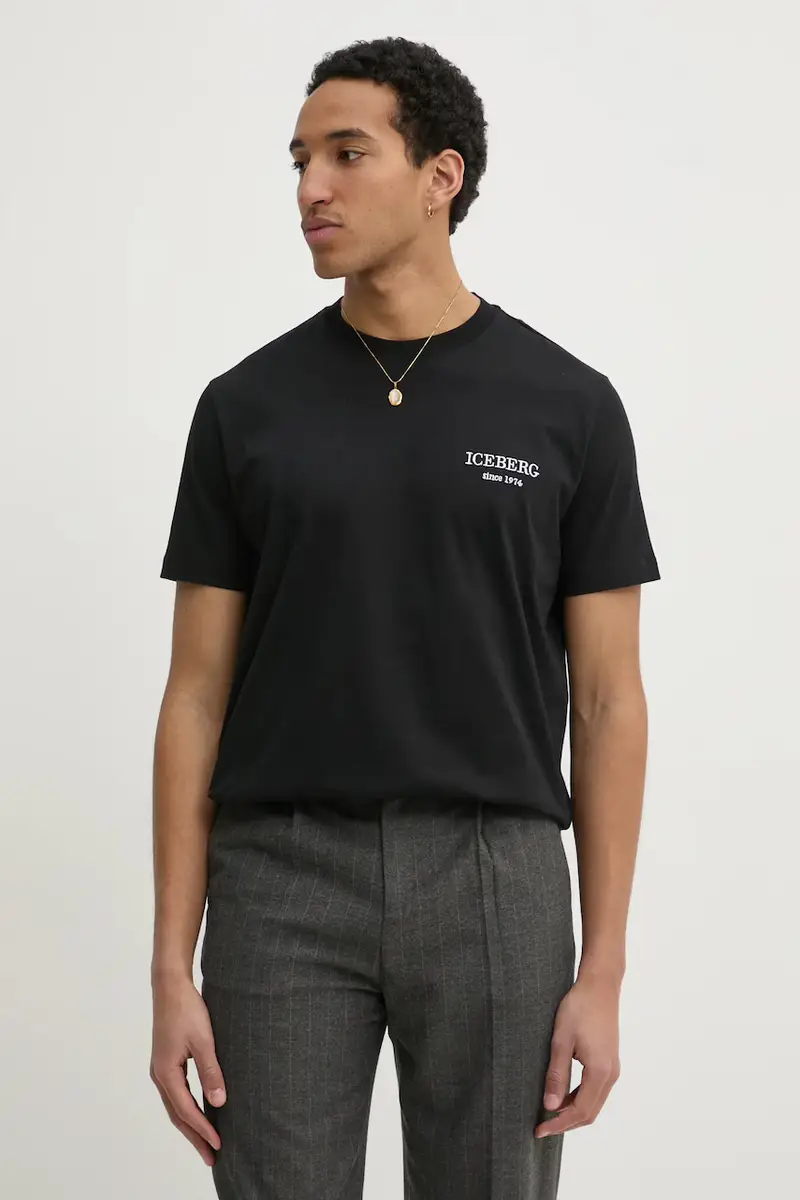 Iceberg T-shirt Uomo Nero 3275622