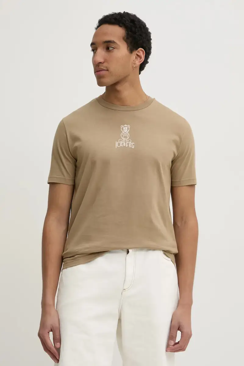 Iceberg T-shirt Uomo Verde 3349562