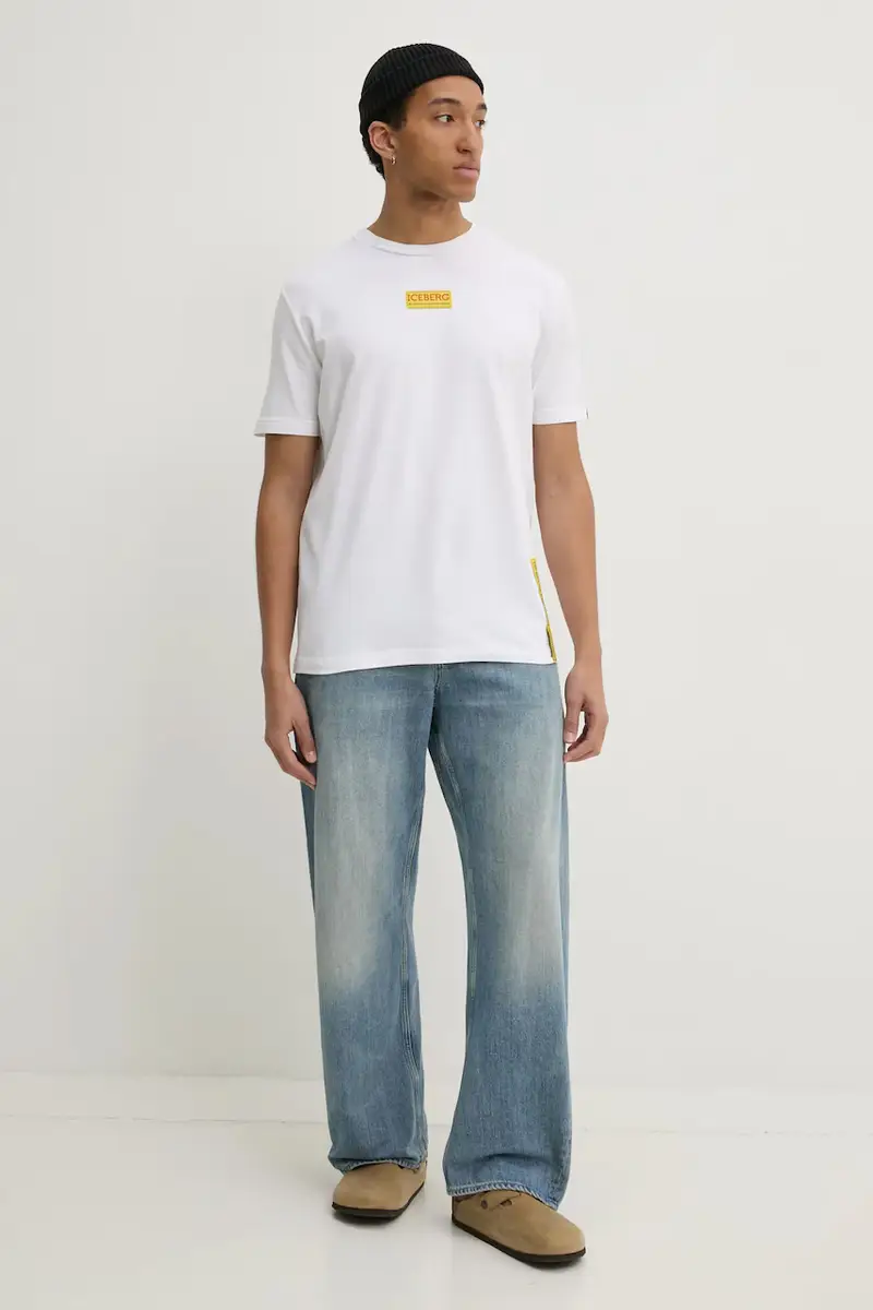 Iceberg T-shirt Uomo Bianco 3300824 miniatura 2