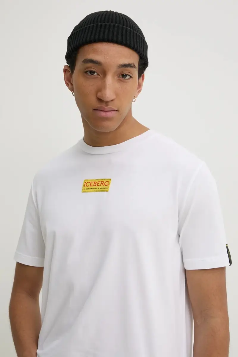 Iceberg T-shirt Uomo Bianco 3300824 miniatura 4