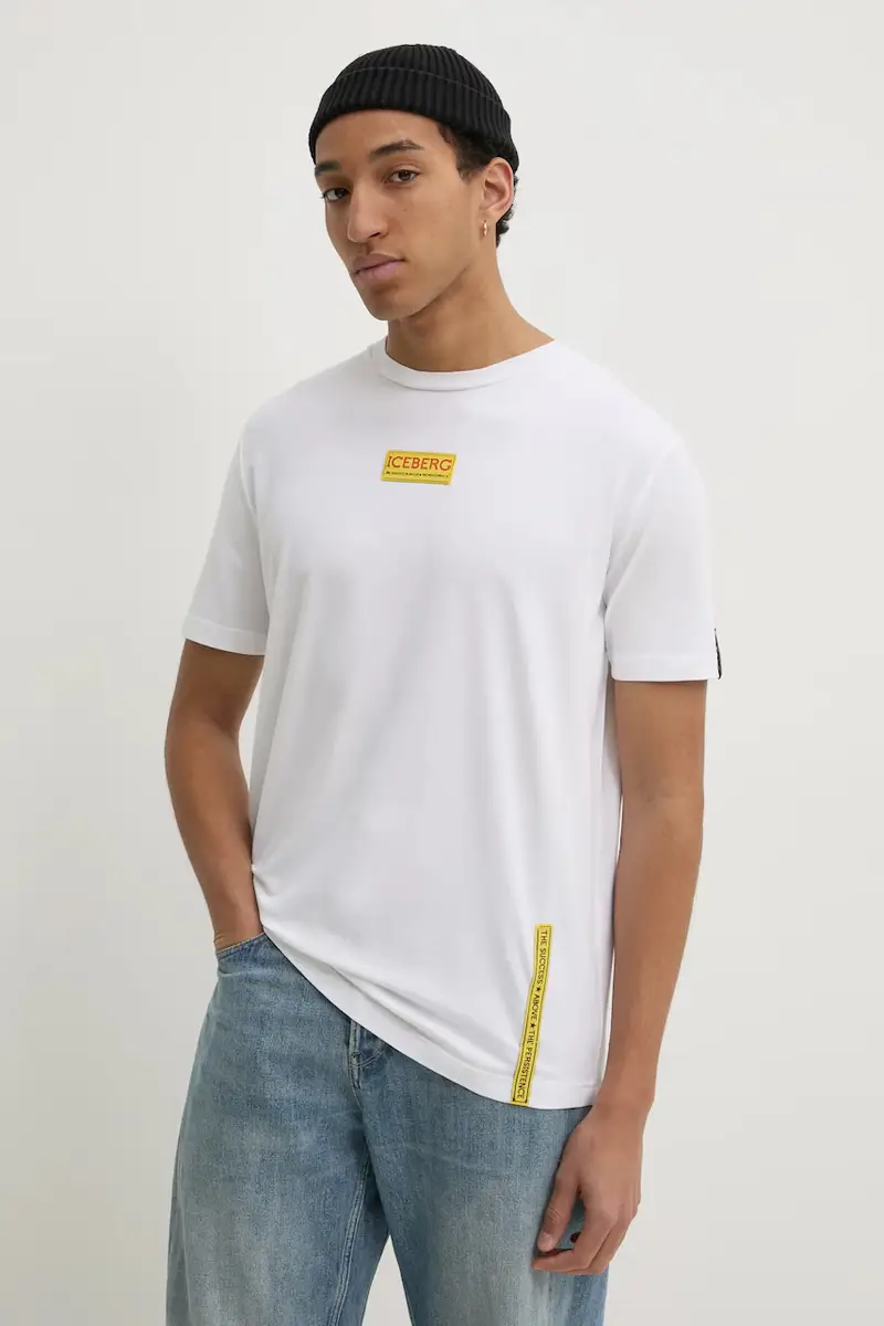 Iceberg T-shirt Uomo Bianco 3300824