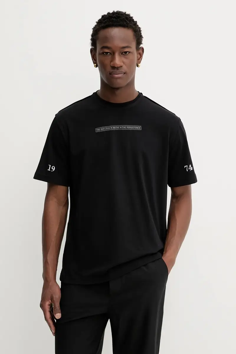 Iceberg T-shirt Uomo Nero 3776260 miniatura 3