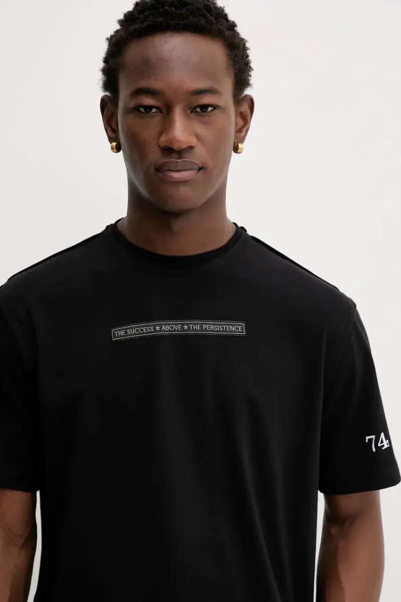 Iceberg T-shirt Uomo Nero 3776260 miniatura 4