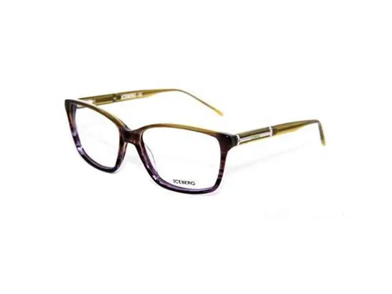 Iceberg Unisex IC193 04 Montature da vista outlet Plastica Verde  Squadrata