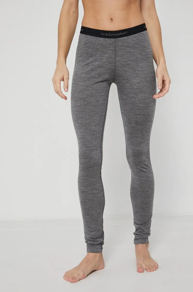 biancheria intima funzionale in lana Grigio