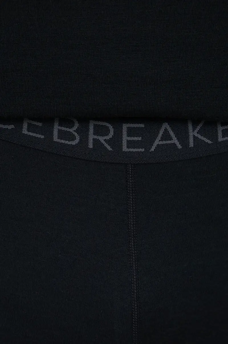 biancheria intima funzionale in lana Nero miniatura 4