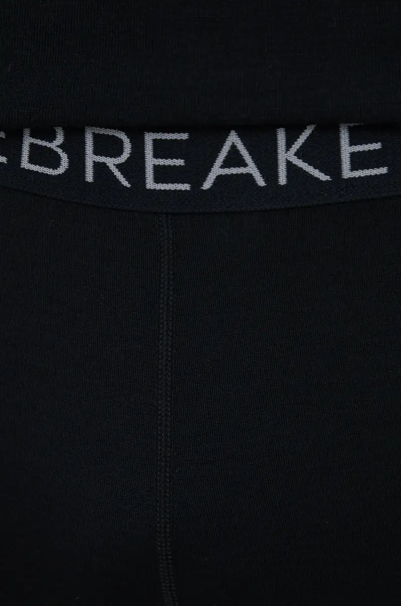 biancheria intima funzionale in lana Nero miniatura 4