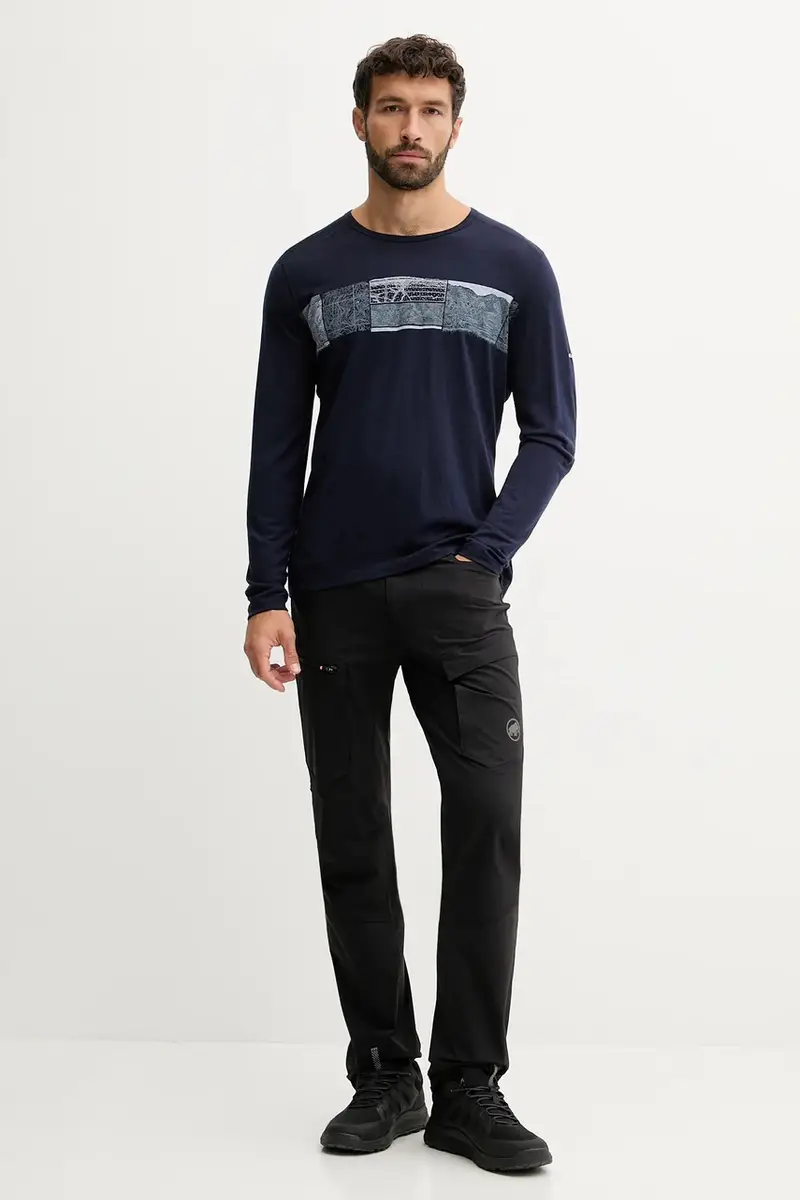 biancheria intima funzionale Merino 200 Oasis colore blu navy IB0A57BD4011 miniatura 2