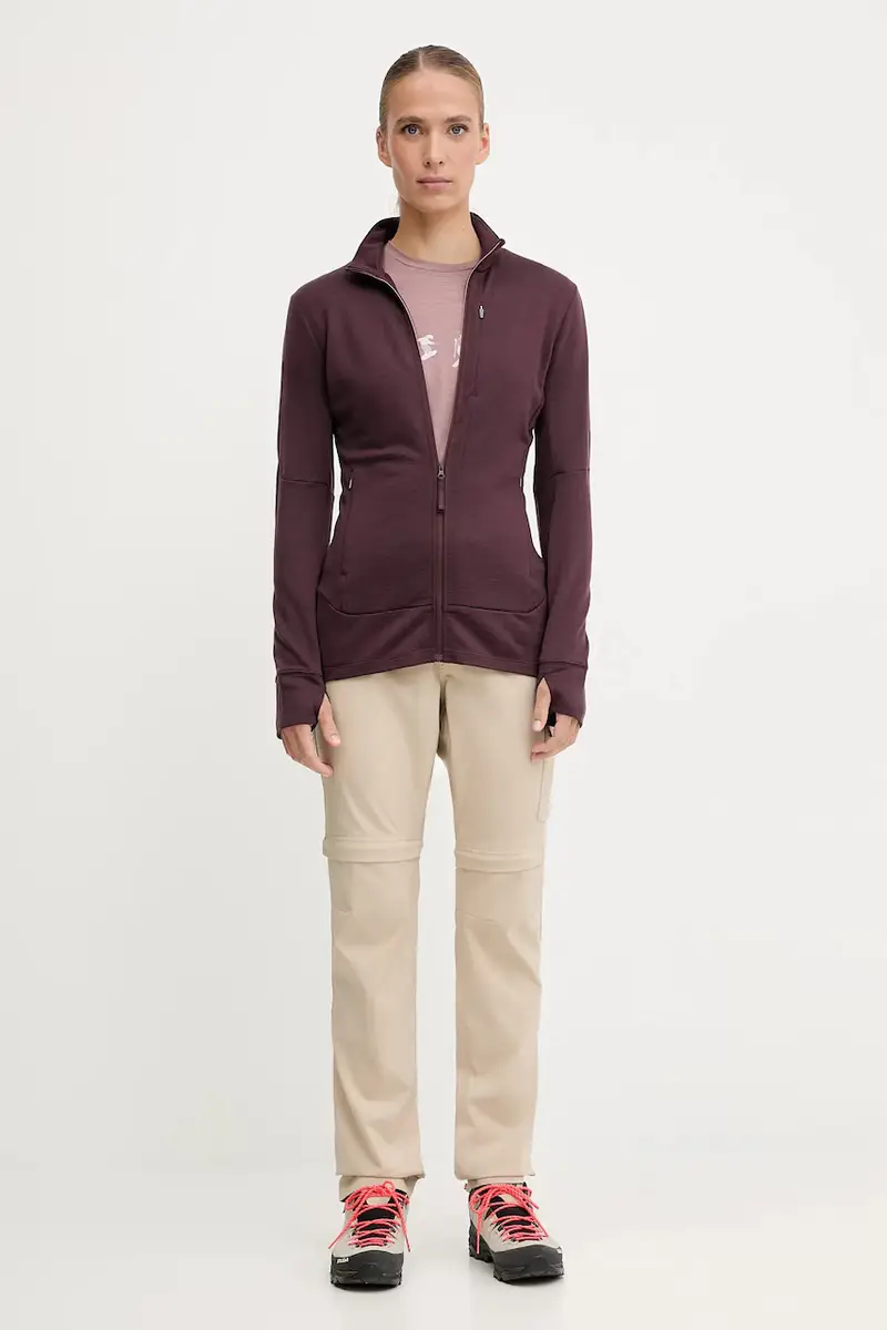 felpa da sport Merino 260 Quantum donna colore violetto IBBA56XQ0GW1 miniatura 2