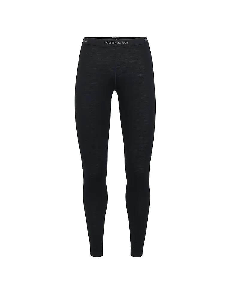 Leggings da donna Merino 200 Oasis nero | XS